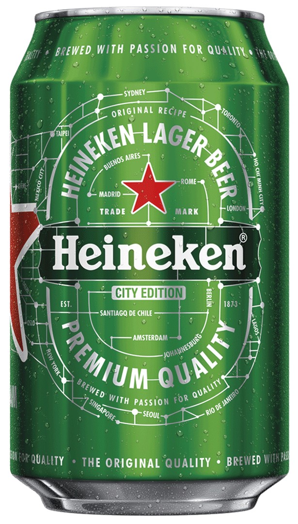 Heineken Bier 24Ds x 0,33lt, 5%