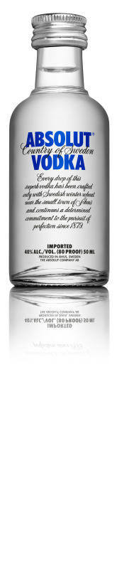 Absolut Vodka Blue, 40%, 0,05 L
