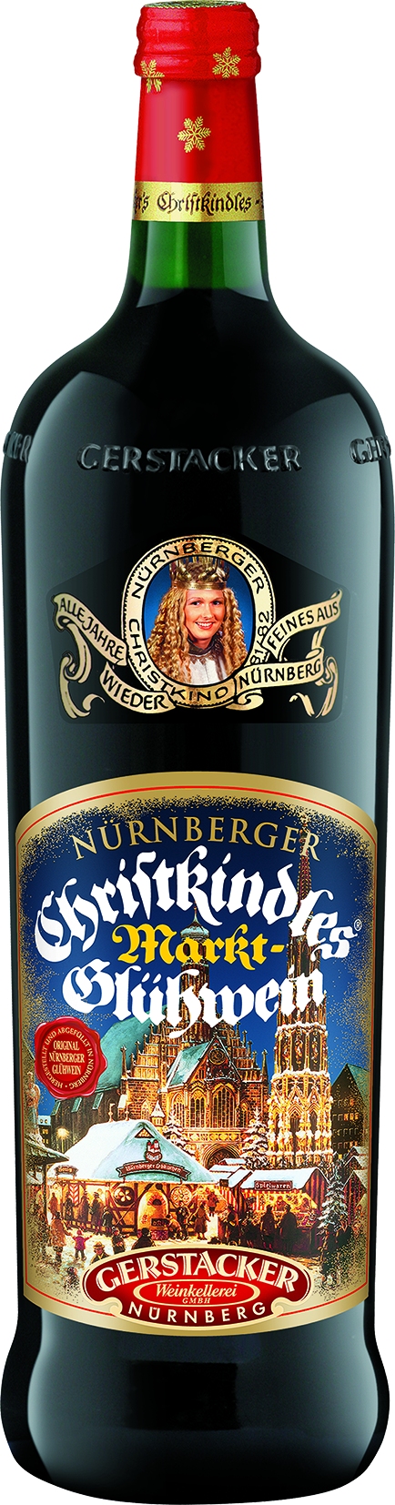 Gerstacker Nuernberger Christkindl Markt Gluehwein, 1 L