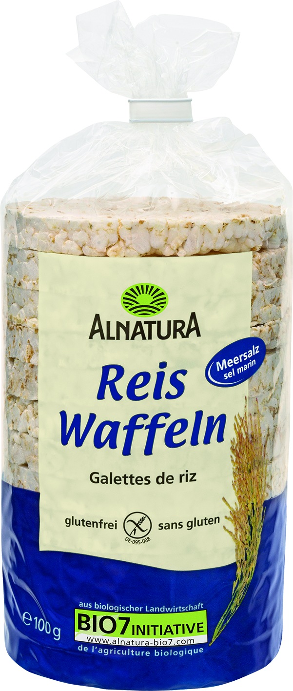 Reiswaffeln mit Salz, 100 GR