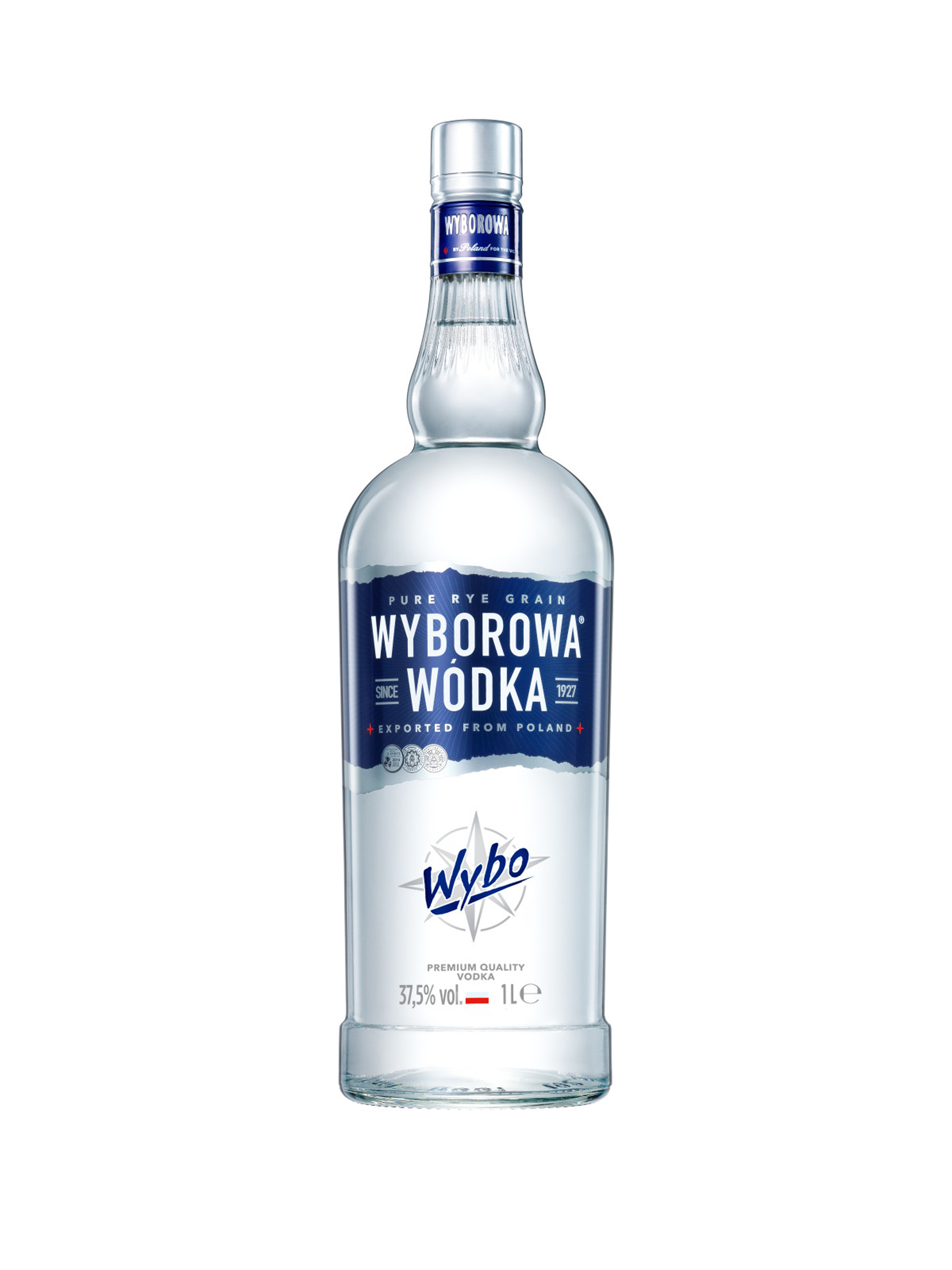 Wyborowa Wodka, 37,5%, 1 L