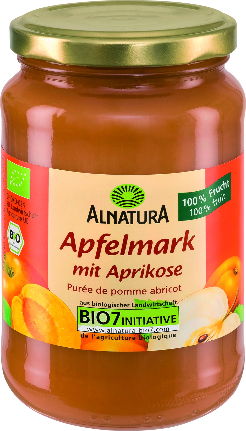 Apfelmark Aprikose, 360 GR