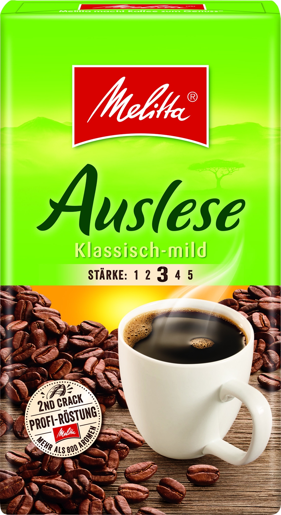 Cafe Auslese klassisch-mild, gemahlen, 500 GR