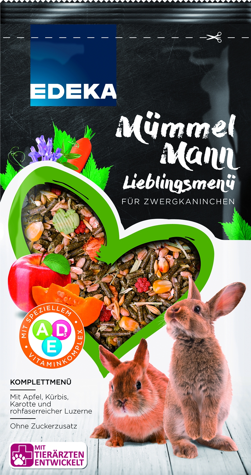 Herzstücke Premiumfutter für alle Nager, 600 GR