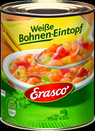 Weisser Bohnentopf, 800 GR