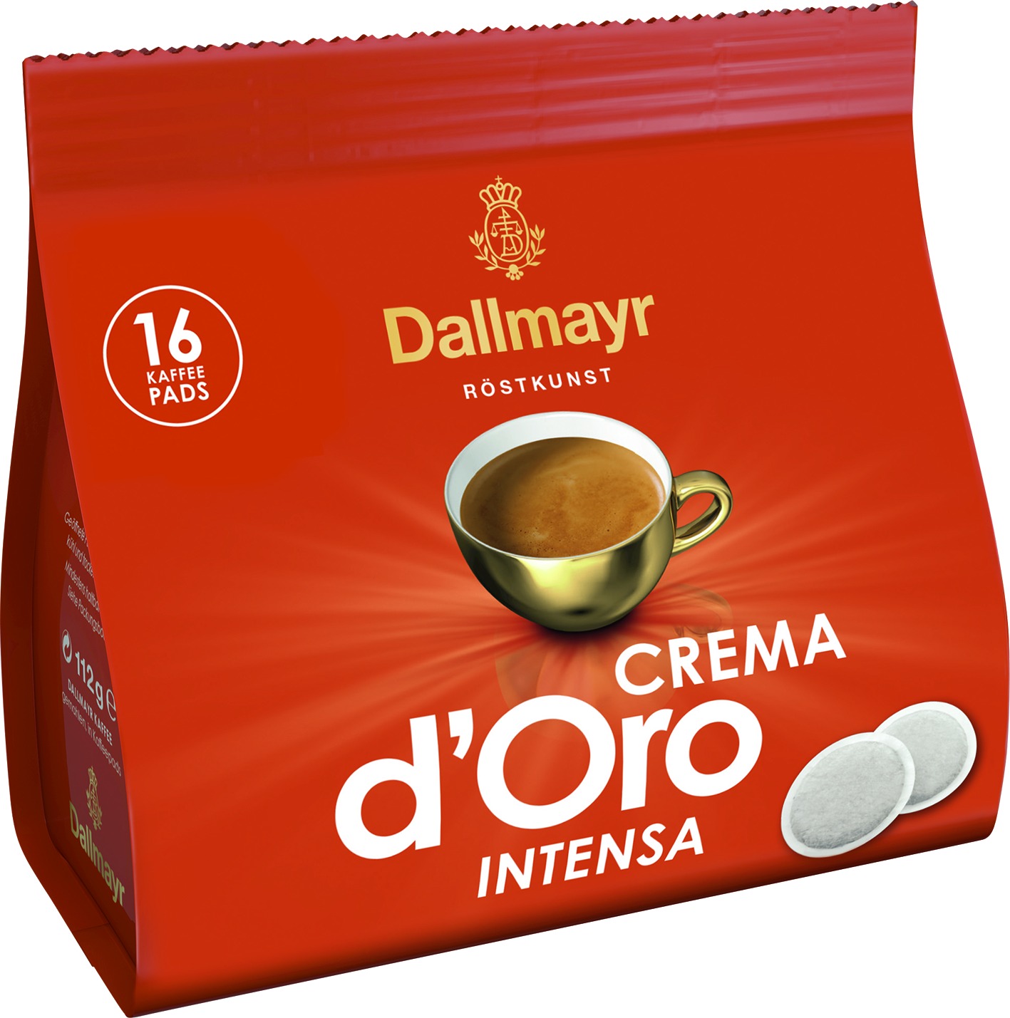 Kaffee Pads Crema d'Oro Intensa 16x7gr, 112 GR