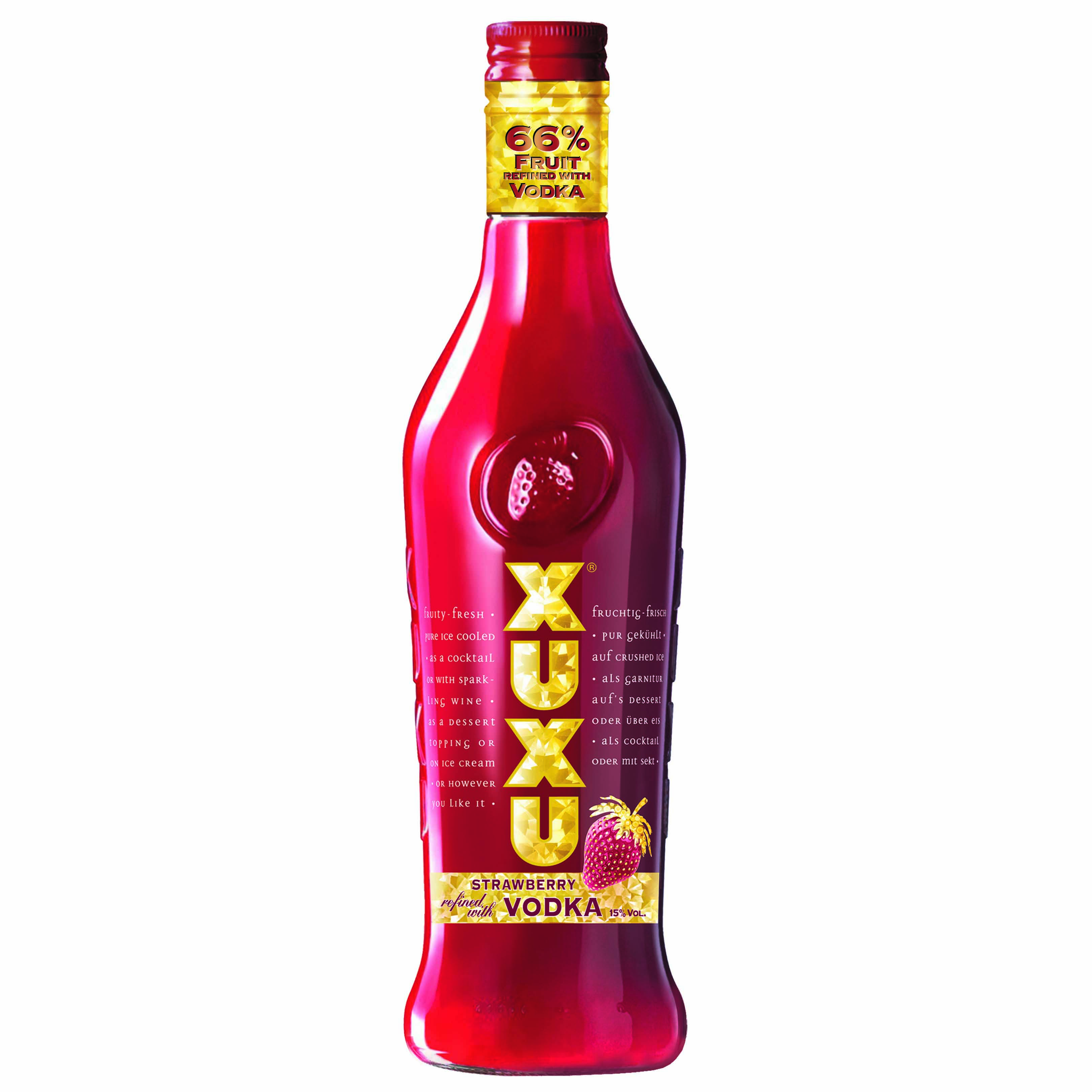 XUXU Erdbeer Limes, 15%, 1 L