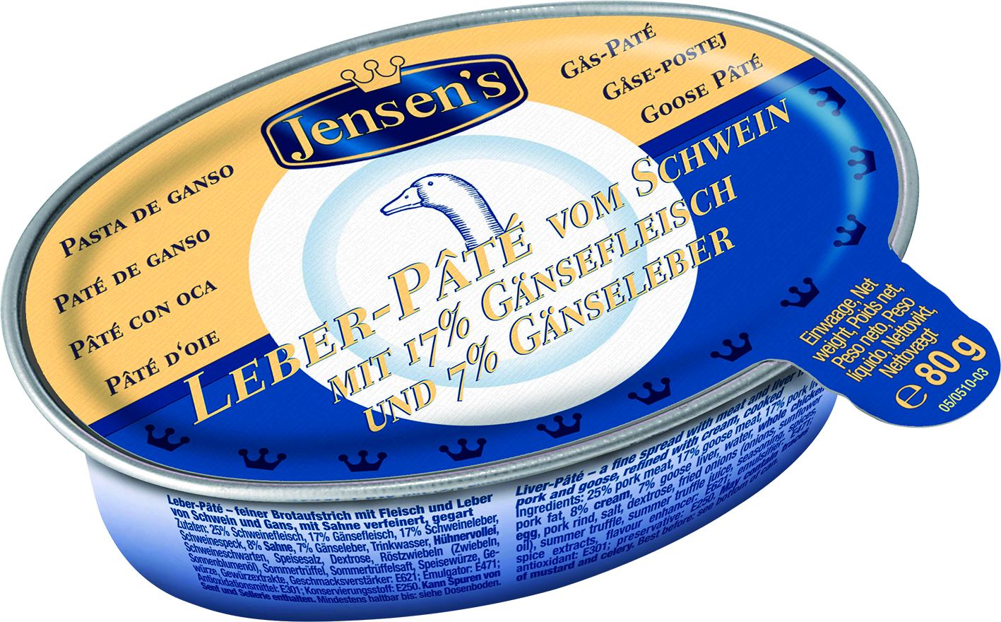 Gänsepastete, 80 GR