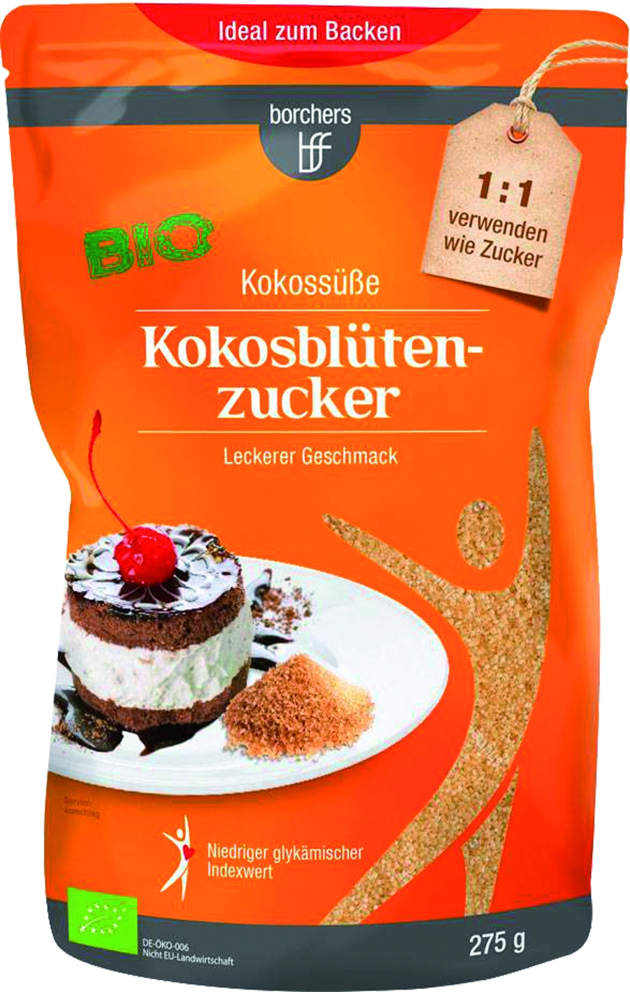 Bio-Kokosblütenzucker Verkauf nur im Karton 8  x 300gr, 300 GR