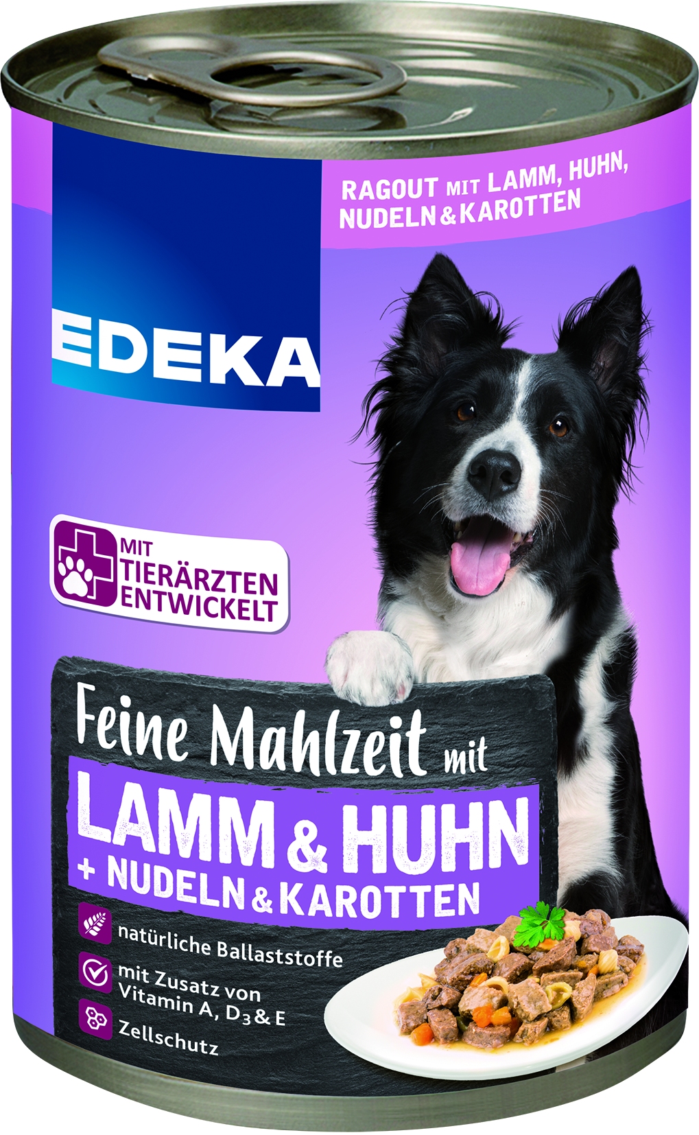Herzstücke Feine Mahlzeit Lamm, Huhn, Nudeln + Karotte, 400 GR