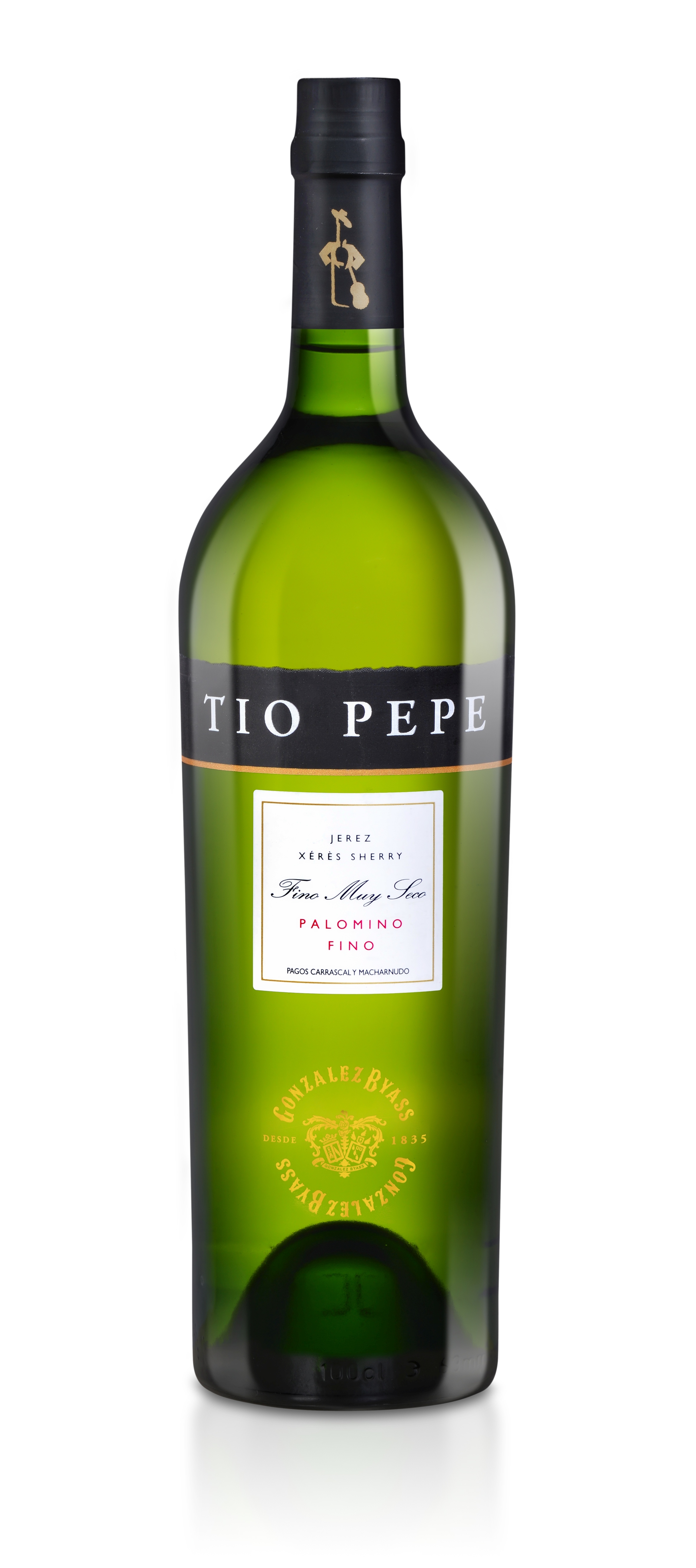 Gonzalez Byass Tio Pepe Sherry extra dry, 15%, 1 L