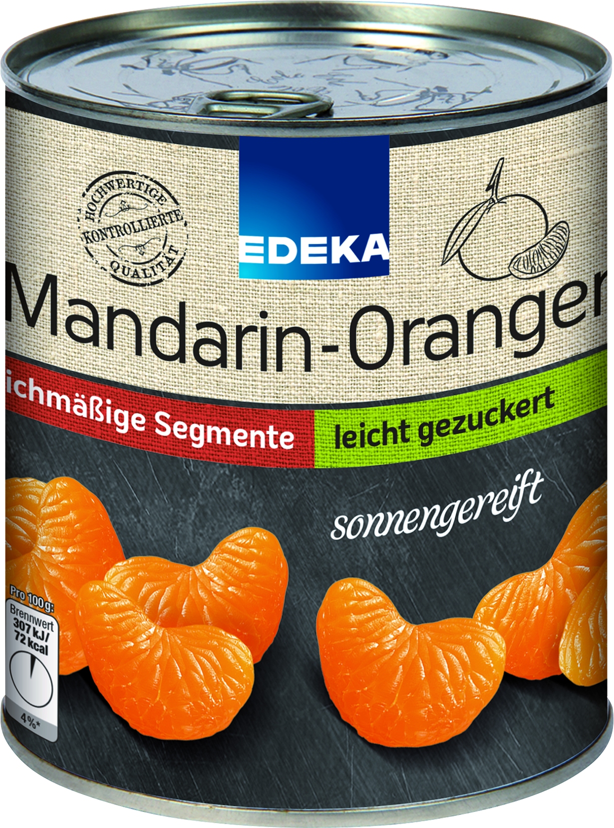 Herzstücke Mandarin-Orangen, 850 GR
