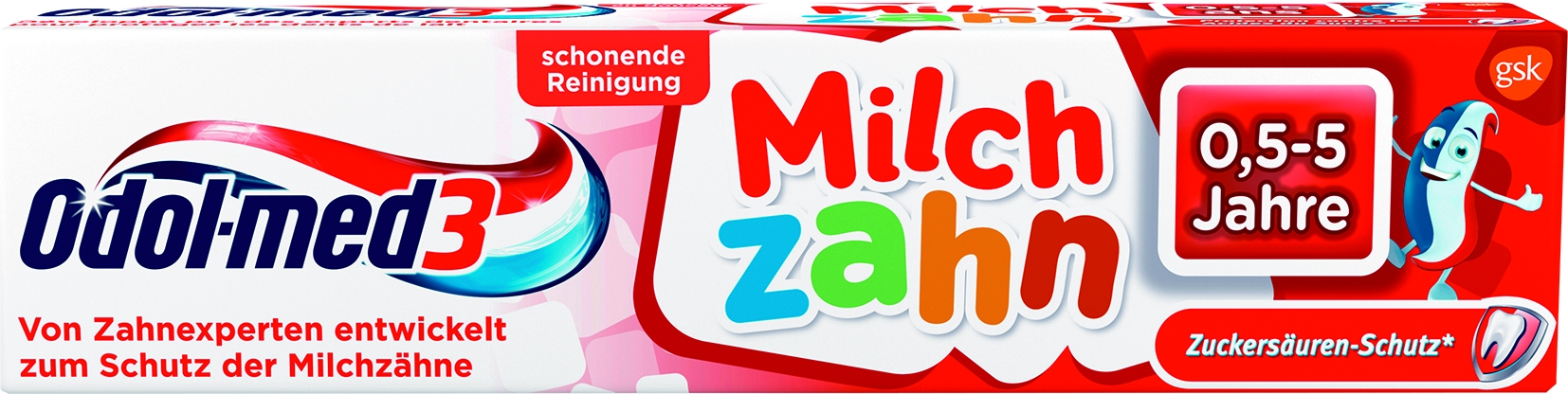 Kinder-Zahncreme Milchzahn, 50 ML