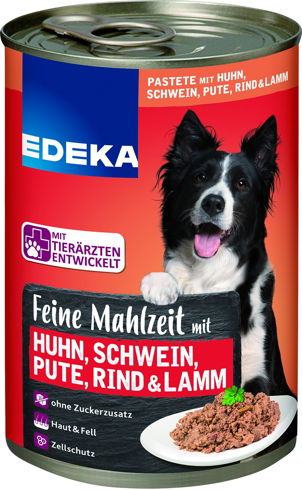 Herzstücke Feine Mahlzeit Huhn, Schwein, Rind + Pute, 400 GR