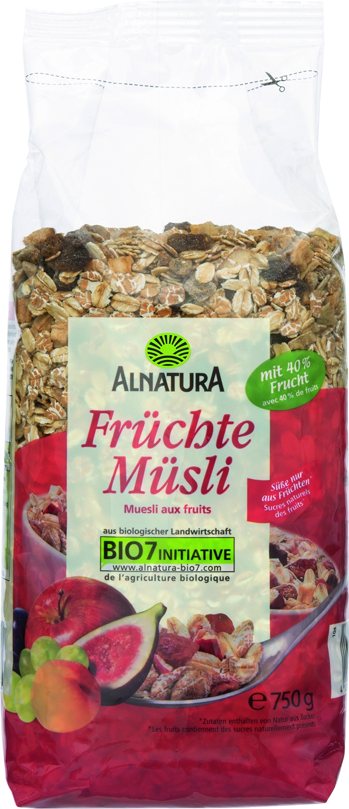 Früchte Müsli, 750 GR