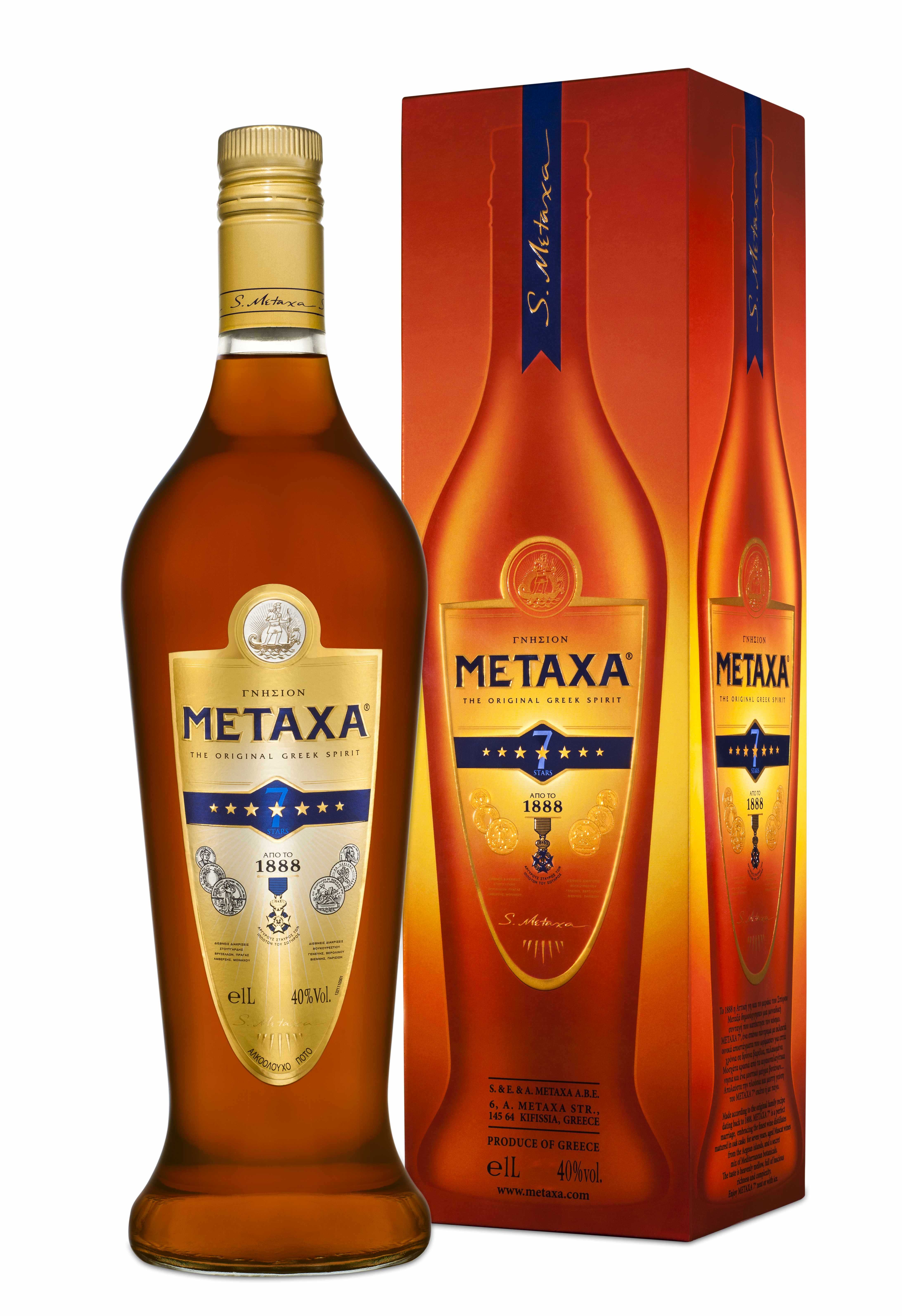 Metaxa *** * *** Amphora, 40%, 1 L